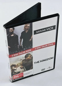 Miami Vice + The Kingdom DVD (Region 4) VGC Colin Farrell - Picture 1 of 5