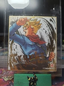 Bandai Dragon Ball Shikishi 9 ART RARE Trunks Saiyan Dragonball ART 9 JAPAN. DMG - Bild 1 von 12