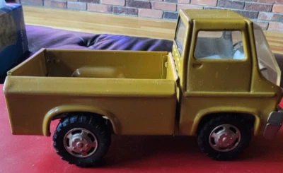 Vintage Marx Toys 1960’s Tan  Pickup Truck 6” Long - Image 1 of 4