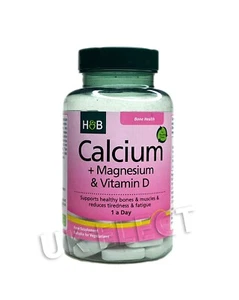 Holland & Barrett Calcium & Magnesium & Vitamin D3 Tablets - Picture 1 of 2