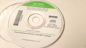 EPSON WORKFORCE WF-2540 SOFTWARE CD - Picture 1 of 3