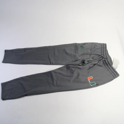 Miami Hurricanes adidas Aeroready Athletic Pants Women's Gray New Cover