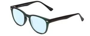 Gafas de filtro de luz azul redondas unisex Gotham Style 252 mate verde esmeralda 52 mm - Imagen 1 de 5