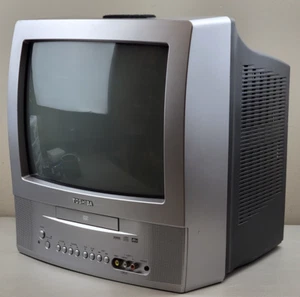 Toshiba MD13Q41 13" CRT Tube TV/DVD Combo Retro Gaming Television - TESTED! - Picture 1 of 11