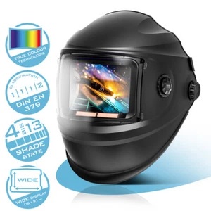 STAHLWERK Automatik-Schweißhelm 3 in 1 BOOSTER TrueColour DIN 4-13 Optik 1/1/1/2 - Bild 1 von 10