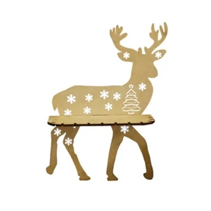 Multipurpose Wall Shelf Rack with Reindeer Shape for Christmas Home Decors - Zdjęcie 1 z 8