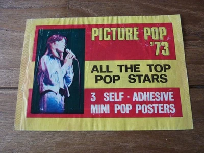 Panini Top Sellers Picture Pop 73 - Rare Unopened Packet - Sealed Pack 1973 - Image 1 of 4