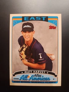 2006 TOPPS BOWMAN AFLAC MATT HARVEY METS ALL-AMERICAN ROOKIE RC SSP MINT - Picture 1 of 4