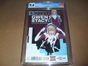 Edge of Spider-Verse #2 1st Print CGC 9.6 2014! Marvel 1. App Spider Gwen NM - Bild 1 von 7