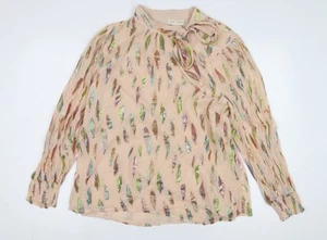 Love & Roses Women's Beige Sequin Blouse Size 18 - Picture 1 of 12
