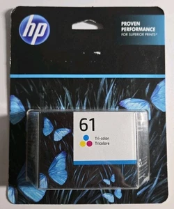 HP 61 Tri-Color Original Genuine Ink Cartridge Expiration 2024 - Picture 1 of 1