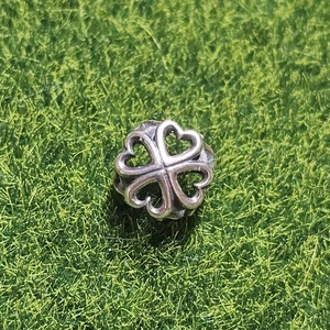Trollbeads Meeting Of Hearts Silver Bead - Picture 1 of 3