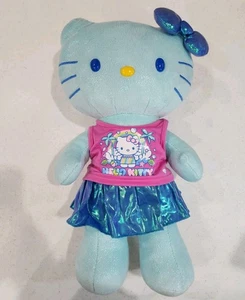 Juguete de peluche oficial Build-A-Bear Sanrio Hello Kitty olas de verano + traje brillante - Imagen 1 de 10