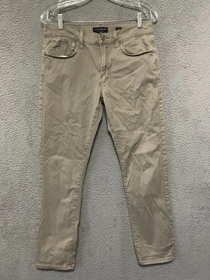 Lucky Brand Pants Mens 30 x 30 Khaki Beige 121 Slim Straight Five Pocket Chino - Image 1 of 4
