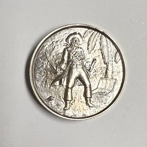 Privateer Series Pirate Captain 2 oz argento tondo, argento .999, senza preda senza pagamento - Foto 1 di 5