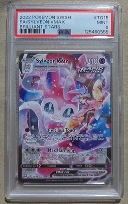 Sylveon VMAX TG15/TG30 Swsh09: Brilliant Stars Trainer Gallery Holo Foto 1 de 2
