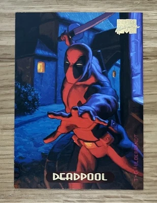 1994 Fleer Marvel Masterpieces Card #28 CARD - DEADPOOL Mint Original Card!  - Image 1 of 2
