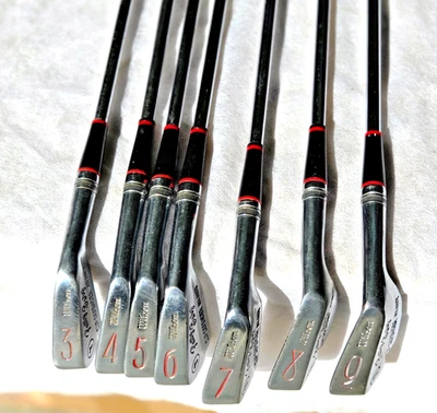 Juego de hierro vintage Wilson Patty Berg Cup Defender 7 piezas diestro acero inoxidable (3i-9i) Foto 1 de 4