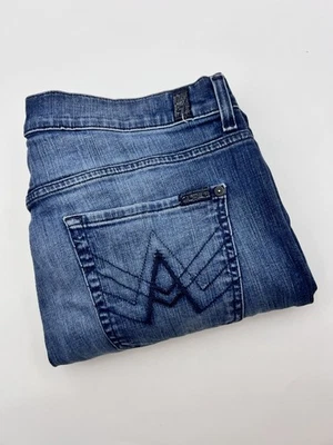 Seven 7 For All Mankind Jeans "A" Pkt Bootcut Jeans Men's Size 34x28 Zipper Fly - Image 1 of 4