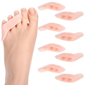 YUXIANLB 8 Stück Pinky Zehentrenner und Protektoren, Gel Pinky Zehentrenner, T... - Bild 1 von 7