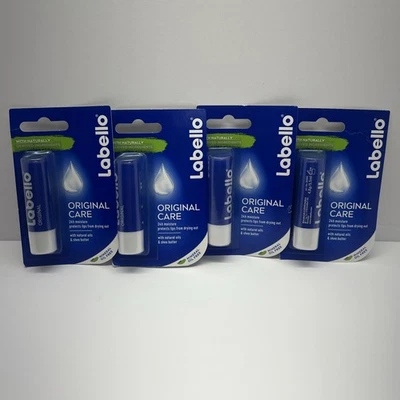 4x Labello Liposan Original Classic Caring Lip Balm 5.5ml - New w/ Free Shipping - Image 1 of 2