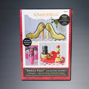 CD bordado Kimberbell Sweet Foot Collection 2018 volumen 1 6 diseños KD559 - Imagen 1 de 4