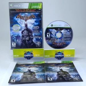 Batman: Arkham Asylum Game of the Year CIB W/ Manual - Xbox 360 - Picture 1 of 4