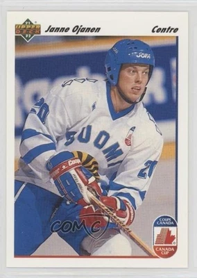 1991-92 Upper Deck Canada Cup French Janne Ojanen #25 - Image 1 of 2