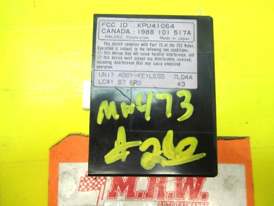 ECM ECU RELAY THEFT LOCKING COMPUTER DOOR LOCK LATCH KEYLESS for 96-98 MAZDA MPV - Image 1 of 4