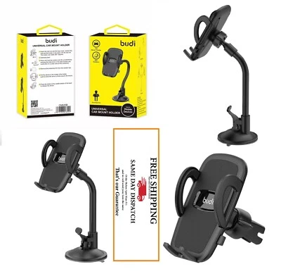 All in One Windscreen Car Mount Phone Holder 360 Rotation Strong Air Bracket - Image 1 of 4