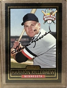 Harmon Killebrew 1999 Hillshire Farm Home Run Heroes Authentic Autograph HOF SP - Imagen 1 de 2