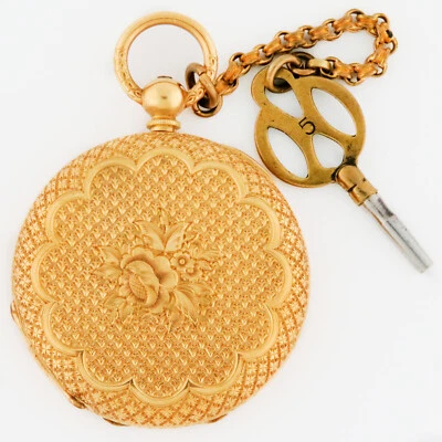Vacheron & Constantin (Caesar) 18K Gold Key Wind Hunter Case 37.5mm Pocket Watch - Image 1 of 4