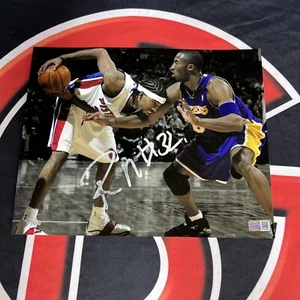 Richard Rip Hamilton Signed 8x10 Photo Detroit Pistons Autographed Steiner CX - Picture 1 of 3