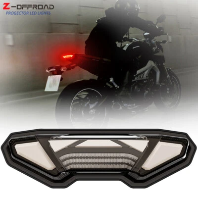 Luz trasera LED señales de giro de freno para Yamaha MT09 FZ09 MT-09 FZ-09 2014 2015  Foto 1 de 4