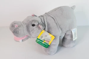 Build a Bear Workshop BABW Gris Hipopótamo Zoo Friend 16" Etiqueta Original Tan Suave Mimoso - Imagen 1 de 12
