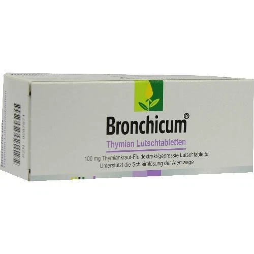 MCM KLOSTERFRAU VERTR. GMBH BRONCHICUM Thymian Lutschtabletten 50 St PZN 9287871
