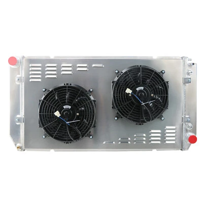 3-Row Radiator Shroud Fan For 94-00 CHEVY GMC C/K 1500/2500/ 3500 6.5L V8 Diesel Foto 1 de 4