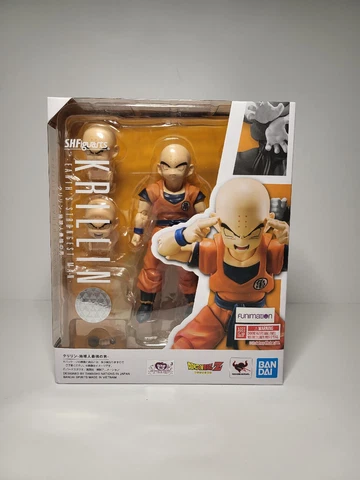 SH Figuarts Dragonball Z Krillin Earth's Strongest Man Tamashii Nations NIB Cover