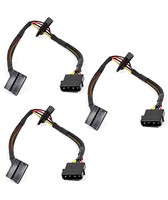3x Molex 4Pin to 2 x Serial ATA SATA 2 II SATA2 15Pin HDD Hard Drive Power Cable