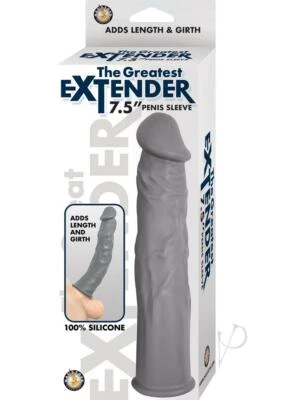 Funda para pene The Great Extender 7,5 gris Foto 1 de 2