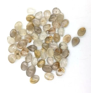 Natural Golden Rutilated Quartz Gemstone Cabochon, wholesale Gemstone lot 71952 - Picture 1 of 5