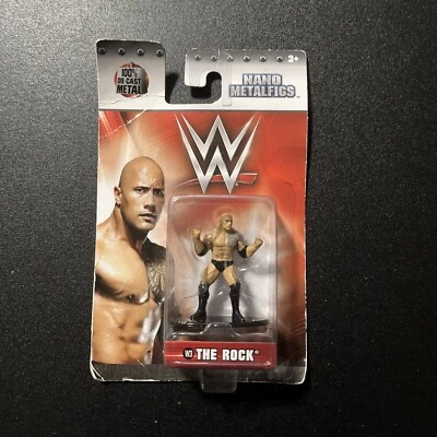 Figuras WWE Nano Metalfigs Dwayne Johnson The Rock Jada Toys Die-Cast 2017 Metal Foto 1 de 4