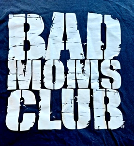 Women's Bad Moms Club NWT Long Sleeve Black Shirt  Large. D2 - Picture 1 of 3