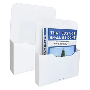 Magnetic File Holder - Paper Holder, Pocket Organizer,Hanging Wall File 2 Pack - Picture 1 of 7