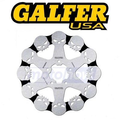 Galfer Brakes Front Standard Skull Brake Rotors for 2009-2017 Harley qa - Imagem 1 de 4