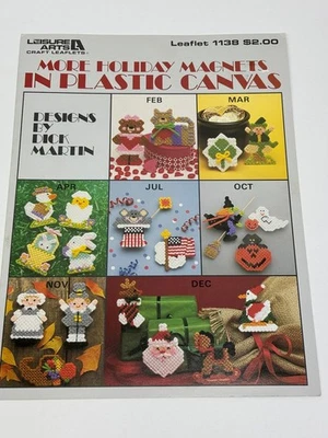 Leisure Arts больше праздник магниты Дик Мартин пластиковый холст узор 1138 - Изображение 1 из 2