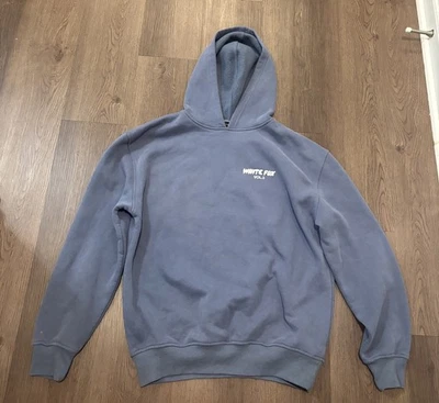 White Fox Vol.3 Women's Oversized Pullover Hoodie Size XS/S Ocean Blue/White GC! - Image 1 of 4