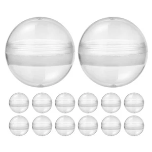 50 piezas cápsulas transparentes transparentes bolas de premio rellenables - Imagen 1 de 12