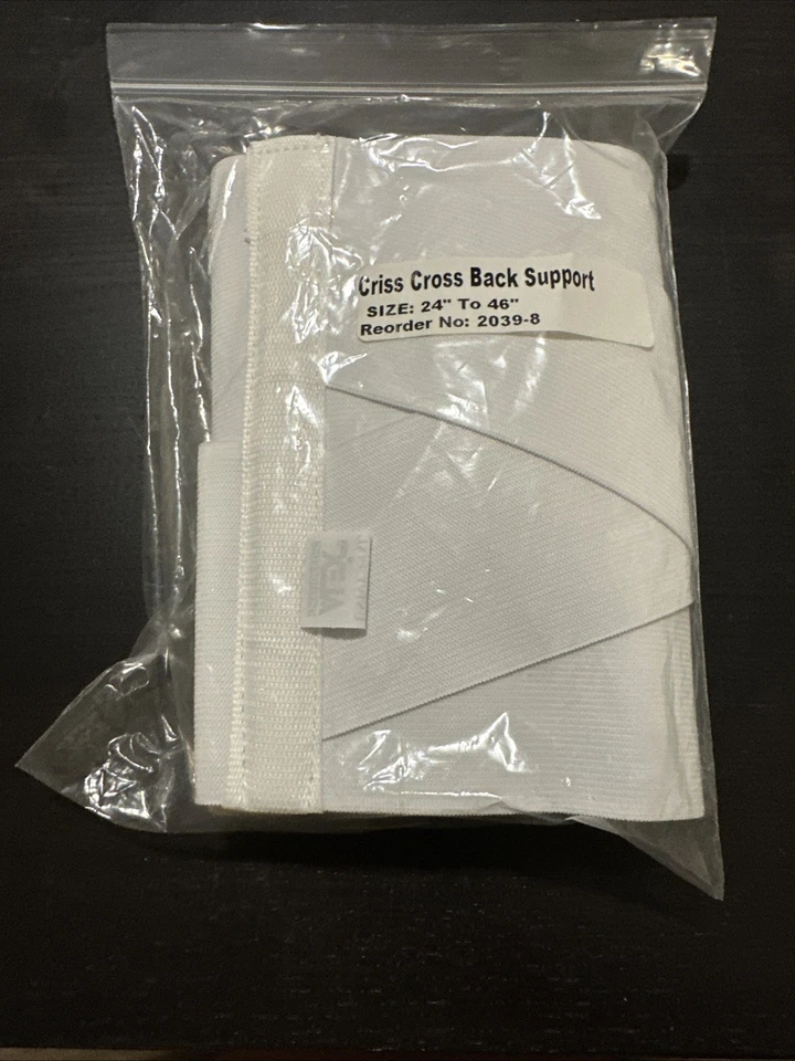 BRAND NEW: Alex Orthopedic Criss Cross BACK SUPPORT 10 in Large (36"-40") — 第 1/3 张图片