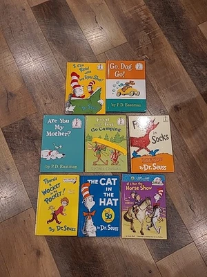 Lot Of 8 Dr. Seuss P.D Eastman Beginner Bright and Early Books Learning To Read  - Image 1 of 4